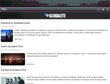 Tablet Screenshot of globalitehunter.com